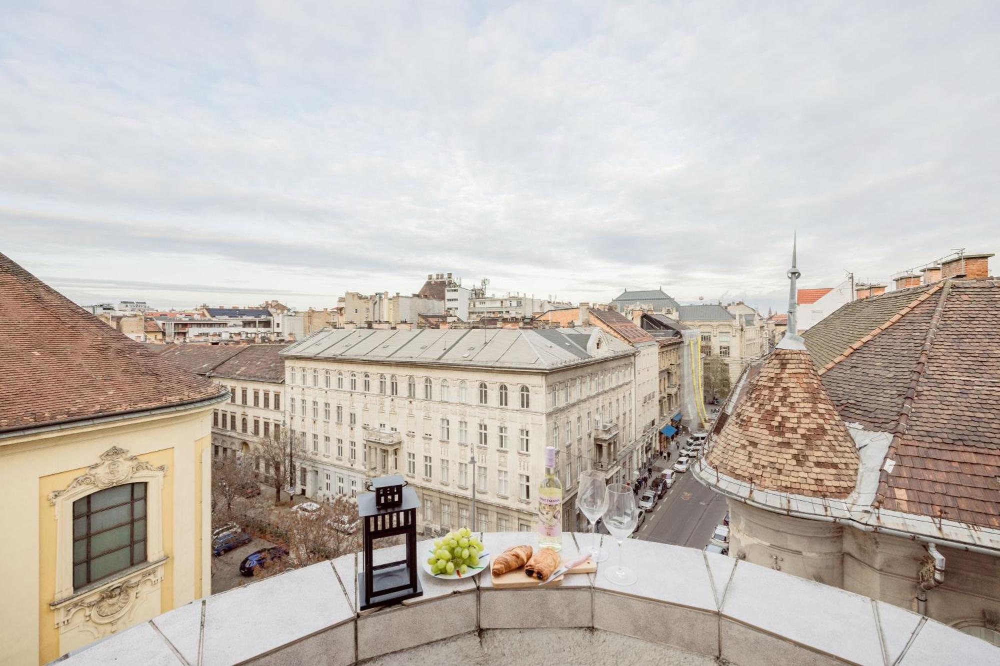 Amazing View Designer Home With Sauna And Jacuzzi 3 Min To Opera House Boedapest Buitenkant foto